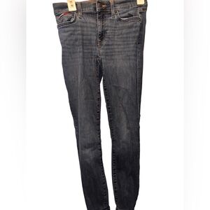 Tommy Hilfiger Women's Straight Leg Jeans in Dark Wash Blue